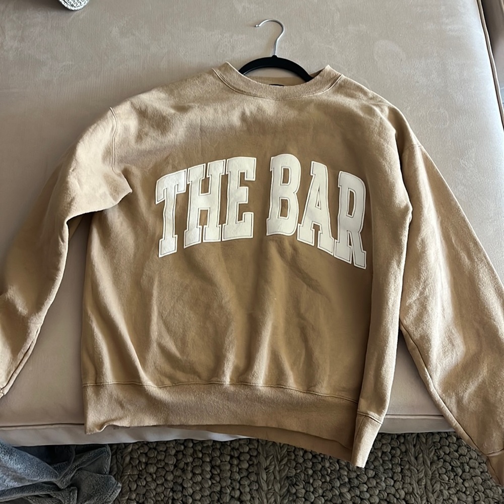 The BAR varsity sweatshirt